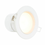HPM 7W LED dimmable tilt downlight 90mm warm white 3000K plug in integrated driver aluminium Australia lighting