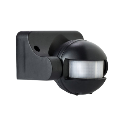 HPM Light Patrol motion sensor black 180 degree security sensor for indoor outdoor lighting Australia