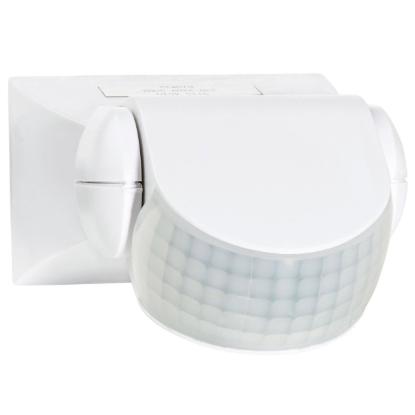HPM 630SM01WE white PIR security sensor IP44 weatherproof 180-degree detection 12m range surface mount