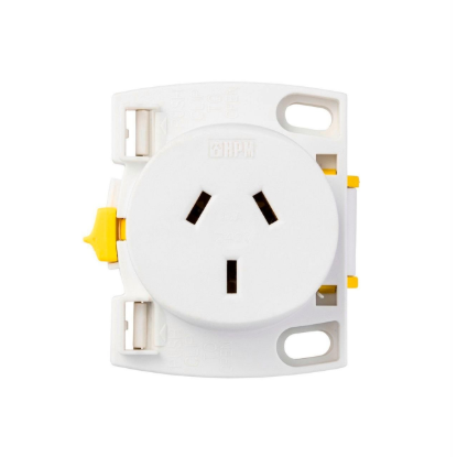 HPM quick connect plug base 10 pack 10A white electrical fitting Australia