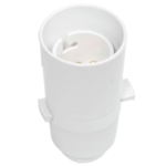 HPM switched bayonet lamp holder white push bar switch top cable entry CD310WE Australia