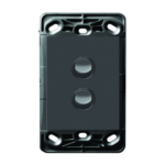 HPM VIVO 2 gang wall switch grey 240V indoor electrical switch mechanism no cover plate