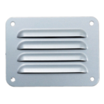 Haron 100x75mm silver anodised aluminium pressed wall vent screw fix model 1007S