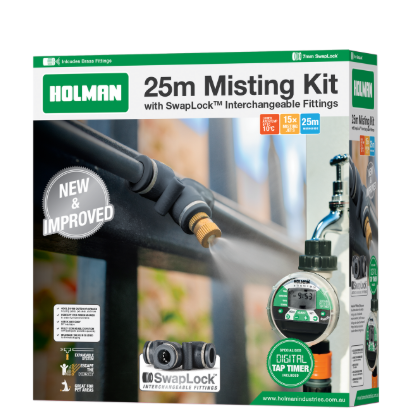 Holman 25m Misting Kit with SwapLock Fittings and Tap Timer