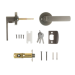 Ikonic San Fran Gunmetal Entrance Lever Set 22266 - Image 4
