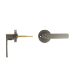 Ikonic San Fran Gunmetal Entrance Lever Set 22266 - Image 5