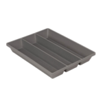 Kaboodle large utensil cutlery insert tray grey kitchen drawer organiser W-50656