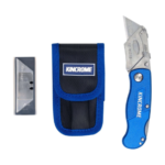 Kincrome K060011 folding lock back utility knife with spare SK5 blades