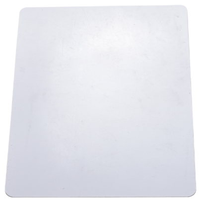 Kinetic 327256 295x210mm white flat rectangular self adhesive cover plate for cupboard pipe concealment