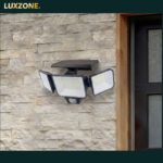 Luxzone 1200 Lumen 3 Head Adjustable Solar Motion Sensor LED Security Light – 3 Modes, Eco-Friendly - Image 5