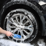 Morgan Microfibre Wheel & Duster Brush Blue Handle Car Cleaning Australia - Image 6