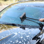 Morgan Blue Long Handle Window Squeegee 200mm Car Glass Cleaner Australia - Image 5