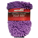 Mothers microfibre chenille wash mitt for safe car cleaning on all surfaces