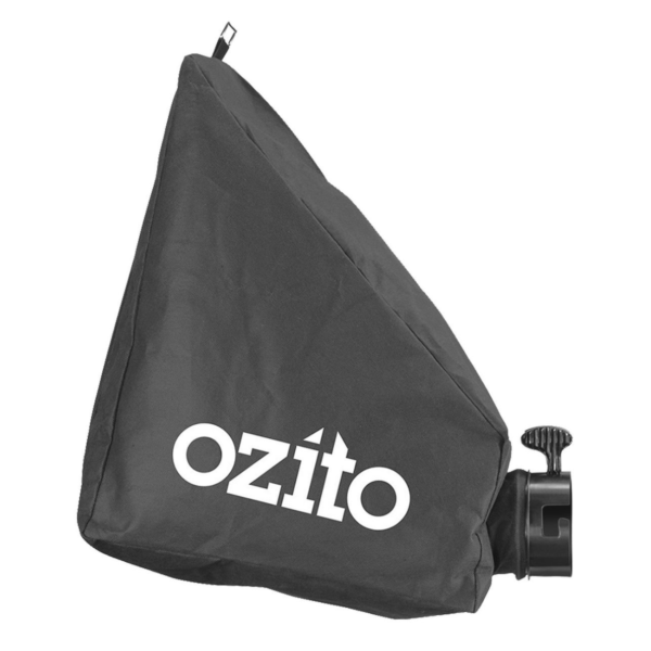 Ozito 25L Garden Vacuum Replacement Bag Black Cloth Rear Zipper Suits ELV-1400 1600W