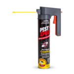 PestXpert 26747168 500g Pro-Spray crawling insecticide black yellow aluminium aerosol with trigger handle