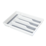 Practa 5 compartment cutlery tray white kitchen drawer organiser W-61892