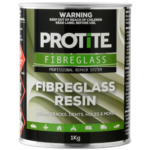 Protite 1kg LSE Fibreglass Resin for heavy-duty repairs on boats, caravans and metal surfaces – PF-FR1000