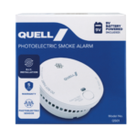 Quell Q501 photoelectric smoke alarm 9V battery twist and click mount Australia