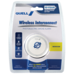 Quell Q5000 wireless interconnect smoke alarm 10 year battery RF 32 device Australia