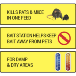 RATSAK Fast Action Reusable Rodent Bait Station With Wax Blocks – Lockable, Kills Rats & Mice in 4-7 Days - Image 4