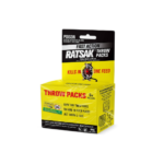RATSAK Fast Action Throw Packs 100g rodent bait sachets for rats and mice Australia