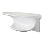 Roberts Designs 200 x 100mm white ceramic combination soap dish RD30W