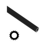 Rolltrak 6mm Flyscreen Spline 30m Black R3889-30 PVC Mesh Seal - Image 2