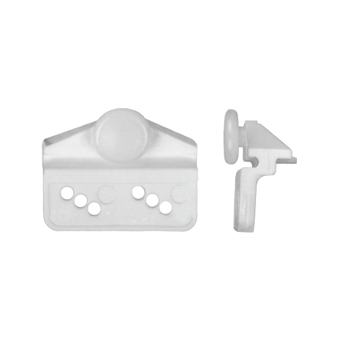 Rolltrak Adjustable Plastic Trolley And Acetal Roller Rolltrak Adjustable White Plastic Trolley and Acetal Roller Suits Tresco Victa Shed Man Shed Doors R1900
