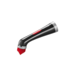 Rubbermaid Reveal Power Scrubber Grout Brush Red Grey Cone Shaped Attachment for Grout Lines and Tight Corners