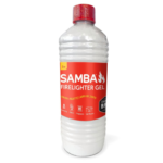 Samba 1L firelighter gel no spill BBQ fire starter for charcoal and campfires Australia