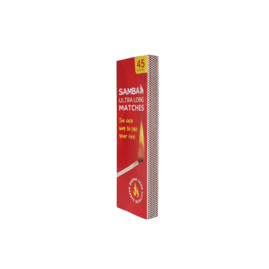 Samba 200mm Safety Matches 45 Pack Long Reach Australia Samba 200mm Safety Matches 45 Pack Long Reach Australia