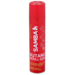 Samba 300ml butane lighter gas refill with universal adaptors for refillable lighters Australia