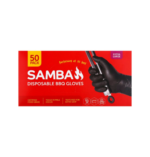 Samba Disposable BBQ Gloves XL 50 Pack Food Grade Australia - Image 2