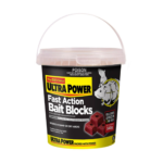 The Big Cheese 540g Ultra Power Fast Action Red Bait Block Rodenticide Single Feed Kill Brodifacoum for Indoor and Outdoor Rat and Mouse Control