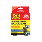 The Big Cheese 9x20g Yellow Home Choice All Weather Paraffin Wax Block Bait Difenacoum Rodenticide for Indoor Outdoor Rat and Mouse Control