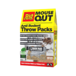 The Big Cheese Mouse Out Anti Rodent Throw Packs 5PK natural peppermint indoor rodent deterrent