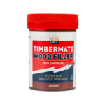 Timbermate 250g Jarrah water based wood filler tub for interior timber repairs