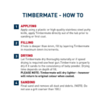Timbermate 250g Jarrah Wood Filler Paintable Interior Grade Australia - Image 3