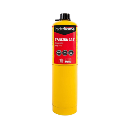 Tradeflame 326439 TF ULTRA GAS MAPP replacement disposable gas cartridge yellow high performance heating brazing soldering