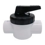 True Blue Pool 50mm 2-Way Valve Durable ABS PVC Water Flow Control Valve for Pool Filtration and Irrigation