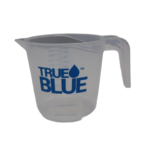True Blue 1 Litre Transparent Pool Measuring Jug with Millilitre Markings for Pool Chemicals