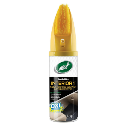 Turtle Wax Interior 1 foam cleaner 400mL with brush for car seats and carpets Australia