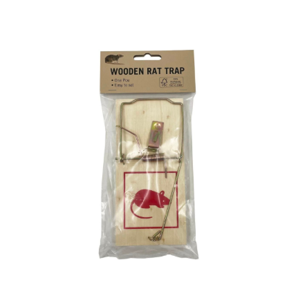Wooden Rat Trap wooden rat trap classic spring snap design high sensitivity FSC certified timber for indoor and outdoor use Australia