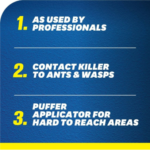 Yates Ant & Wasp Killer Dust 350g | Fast Contact Pest Control - Image 4