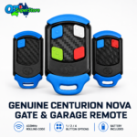 Genuine Centurion NOVA RA038 433MHz rolling code gate and garage remote control